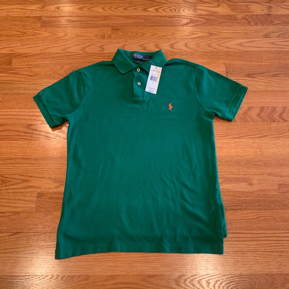 Polo Ralph Lauren Custom Fit Green Polo